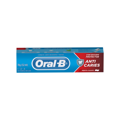 Imagen 1 de 2 de Pasta dental Oral-B 123 Anticaries en crema 70 g
