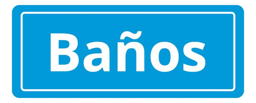 Señaléticas De Información - Baños