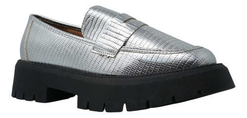 Mocasines Casuales Platas Zapatos Mujer Vizzano 1413101