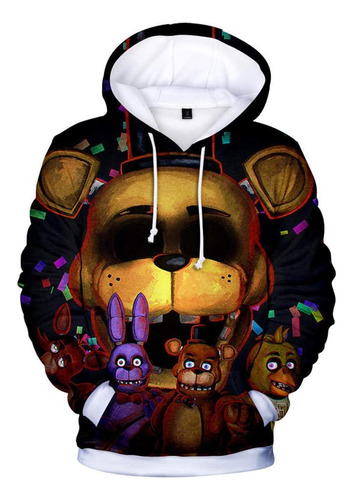 Sudadera Cos-animefly 3d Five At Freddy Cosplay Cartoon Fnaf