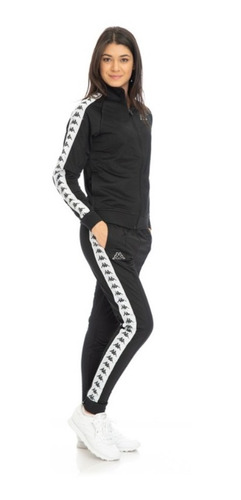 Pantalón Kappa Original - Banda 222 Wrastoria - Mujer Negro