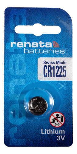 5 X Pilas Boton Cr1225 1225 Renata Original Suiza Blister 