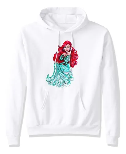 Sudadera Gorro Ariel La Sirenita Ursula Villano Disney Cuotas