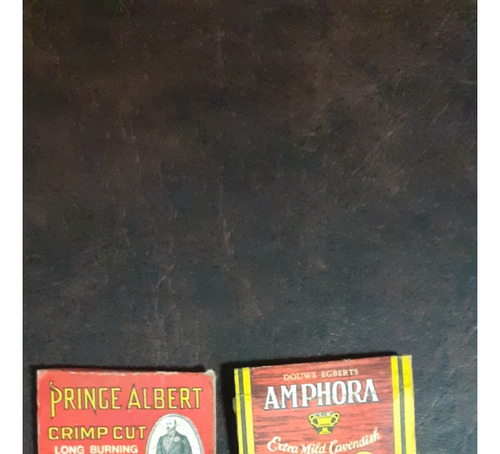 Par De Cajas Fósforos Carterita Originales Prince Albert Y 