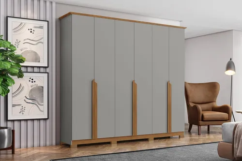 Ropero Placard Dormitorio Armario Guardaropa 6 Puertas