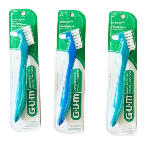 Kit De 3 Cepillos Dentales Gum 201