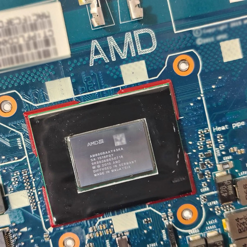 Tarjeta Madre Para Laptop Hp Elitebook 745 845 G3 Amd A8 Azul (Reacondicionado)