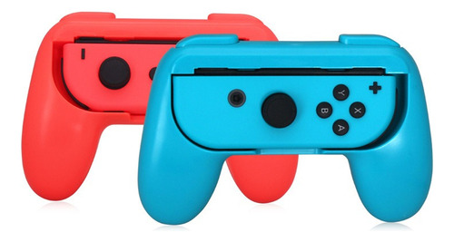 Volantes Para Nintendo Switch Control Para Joy-con Grip 2pcs Color Red+blue-a