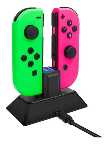 Estación De Carga Para Joycons Y Pro Controller De Nintendo 