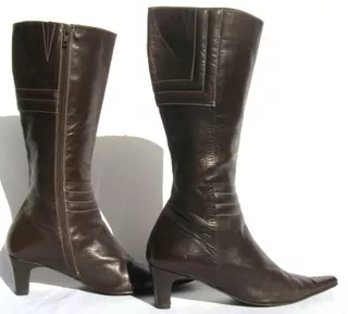 Kenneth Cole Botas 37 1/2 Legitimo Cuero Marron (ana.mar)