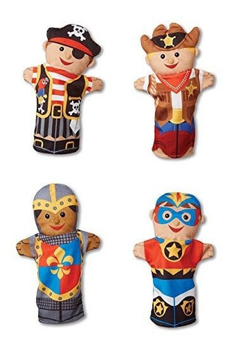 Melissa Amp; Doug Bold Buddies Hand Puppets (set Of Fdd2k