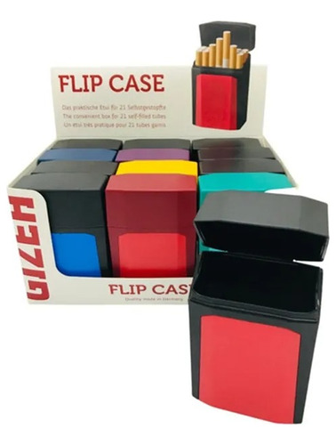 Cigarrera Gizeh Flip Case Distintos Colores