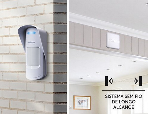 Alarme Intelbras Amt 2018e Smart 2 Sensores Externo Sem Fio
