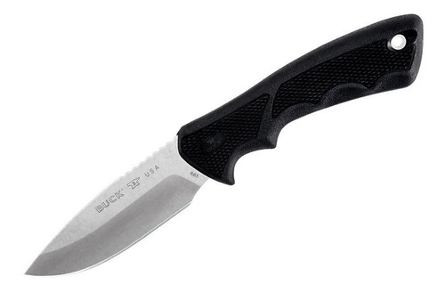 Imagen 1 de 7 de Cuchillo Buck Bucklite Max Ii Grande Negro 420hc Hoja 10,1cm
