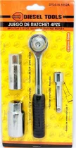 Comprar Saca Bujías Con Rache Y Extensión  13\u002F16  Y  5\u002F8