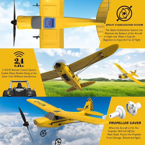 28 Avion Rc 3 Canales Control Remoto Avion Entrenador Ai...