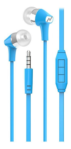  Auriculares Cable Flat In Ear Noga Celular Manos Libres 094