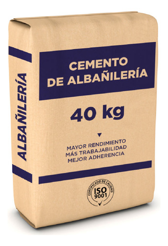 Cemento De Albañileria X 40 Kg