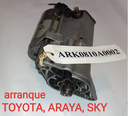 Arranque Toyota Araya/ Sky