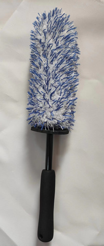 Cepillo De Mango Largo Azul Y Blanco, Cepillo Con Forma De C