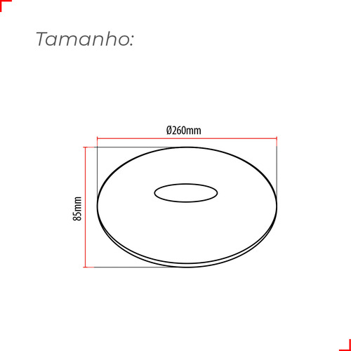 Lampada Led Plafon Iara 16w 1440lm 6500k Bivolt Avant Estrutura Branco 110V/220V (Bivolt)