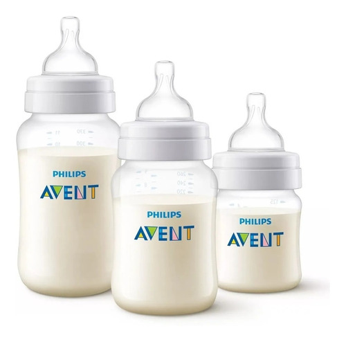 Philips Avent Mamaderas Anti-colic Pack X 3