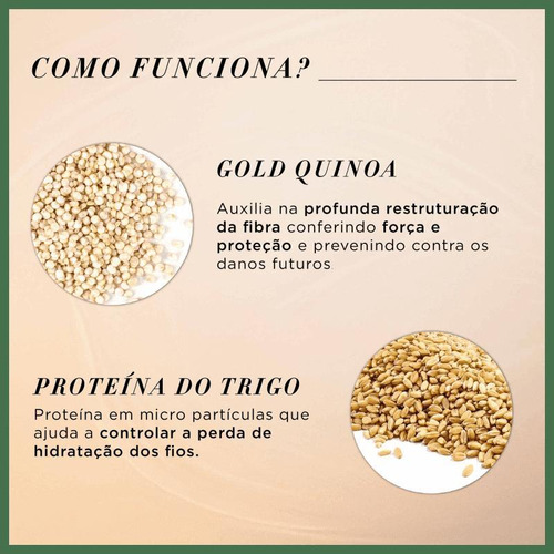Kit L'oreal Professionel Gold Quinoa Shampoo E Condicionador