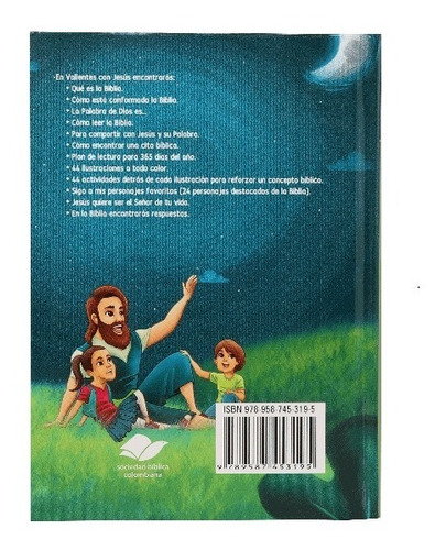 Biblia Ilustrada Valientes Con Jesús Para Niños, Rvc