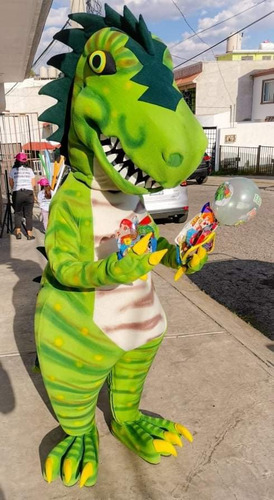 Imagen 3 de 10 de Renta De Botargas Dinosaurio Among Us Plim Plim Bely Y Beto