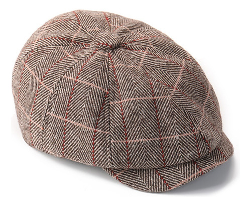 Boina De Hombre Otoño Invierno Tweed Pintor Sombrero