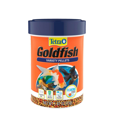 Imagen 2 de 2 de Tetra Gold Fish Variety Pellets realza color 53g