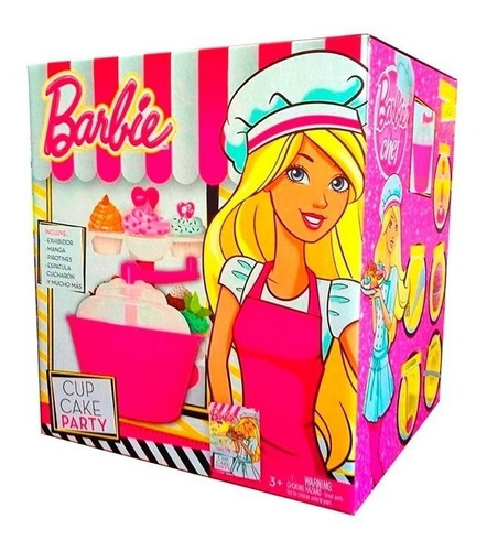 Barbie Chef Cupcake Party Original De La Tv Envios