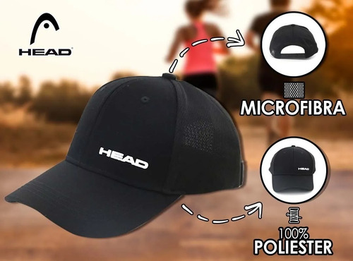 Imagen 3 de 8 de Gorra Head Cap Original Deportiva Urbana Hombre Mujer Visera