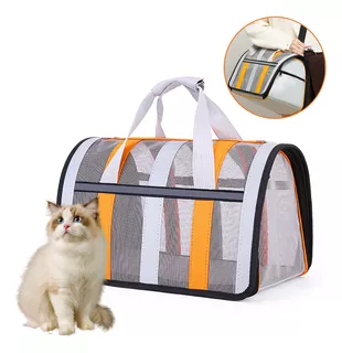 Mochila Transportadora Para Perro Y Gato Portátil Plegable