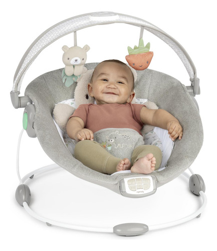 Silla Vibradora Y Musical Inlighten Ingenuity 16667 0020-gris Inlighten Bouncer