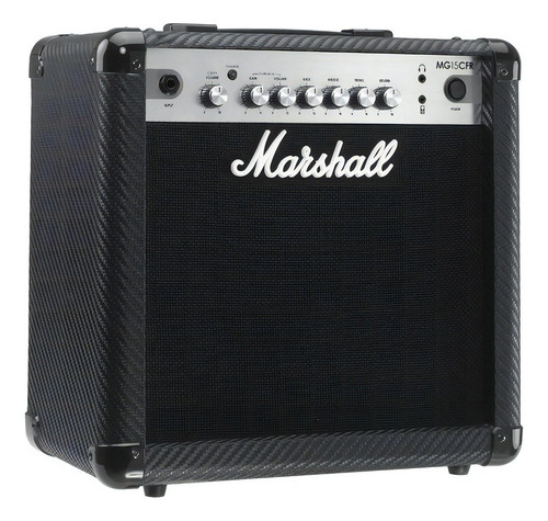 Amplificador Guitarra Electrica Marshall Mg15cfr Parlante 8 Color Negro