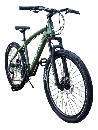 Bicicleta Zafiro Mtb Rain Aro 26'' Verde Mate