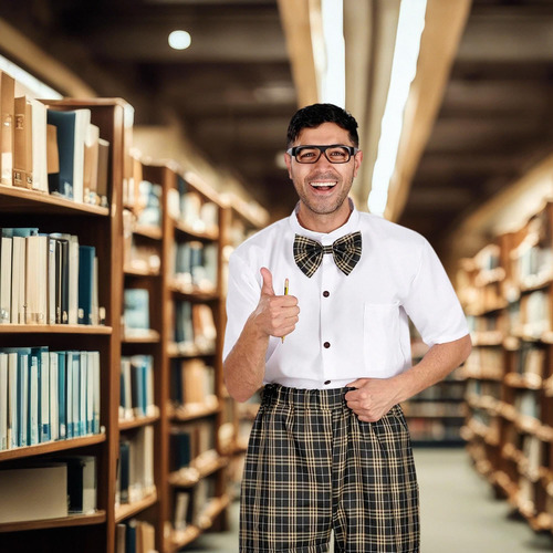 Disfraz De Nerd Para Adultos Estándar Estándar