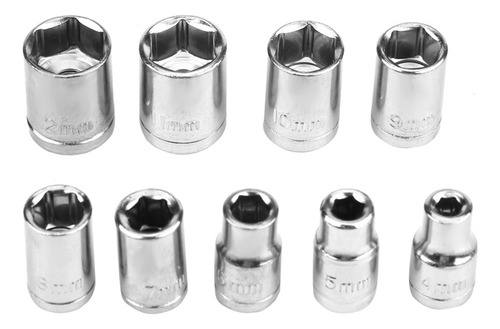 Juego De 23 Llaves De Vaso De Estrella Torx Extra Largas Par
