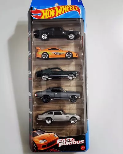 Pack De 5 Hot Wheels - Fast And Furious - Velozes E Furiosos