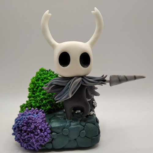 Adorno De Hollow Knight De Porcelana Fría (masa Flexible)