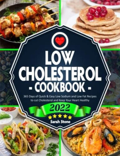 Libro: Low Cholesterol Cookbook: 365 Days Of Quick & Easy To