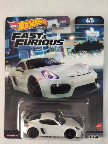 Hot Wheels Premium Porsche 718 Cayman Gt4 Rapido Furioso Pq5