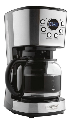 Cafetera Peabody Smartchef PE-CT4207 automática plata de filtro 220V