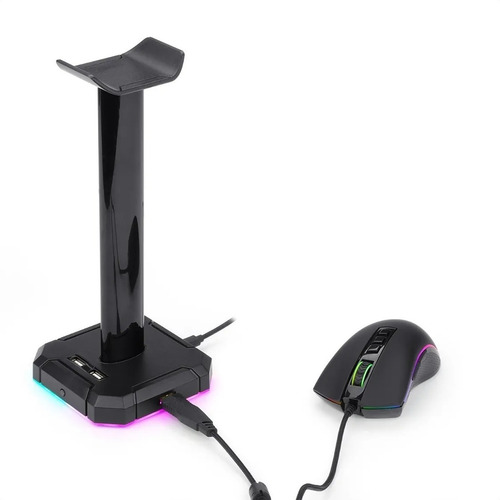 Imagen 5 de 10 de Base Para Auricular Gamer Redragon Ha300 Specter Pro Rgb