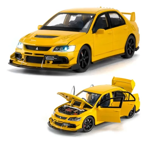 Mx Mitsubishi Lancer Evolution Ix Minifierro Coche Luz Y