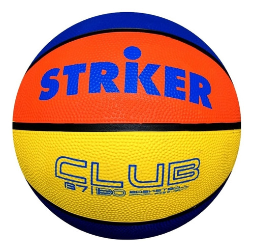 Pelota Basquet Basket Numero 7 Striker Goma Vulcanizada N° 7