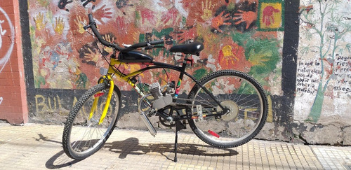 Bicimoto Playera Rodado 26,okm Con Motor De 48cc Gidio