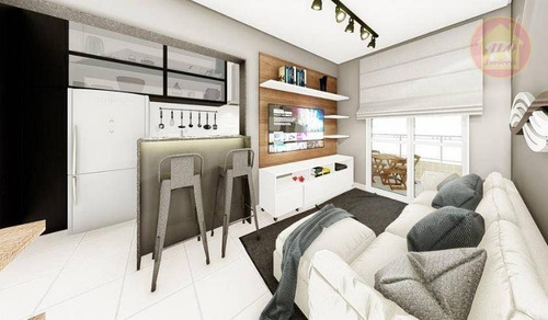 Apartamento À Venda, 46 M² Por R$ 227.000,00 - Caiçara - Praia Grande/sp - Ap5119