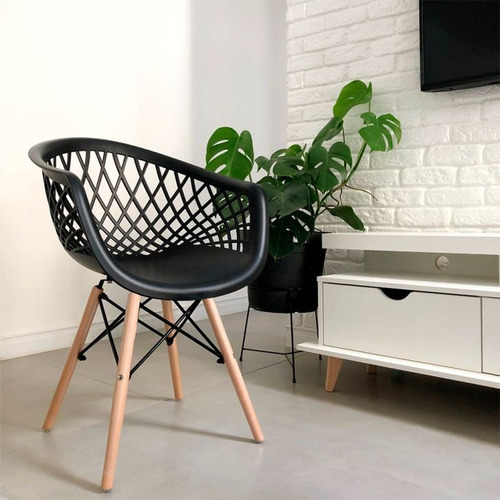 Cadeiras De Sala Poltrona Jantar Web Xplast Kit 4 Unidades
